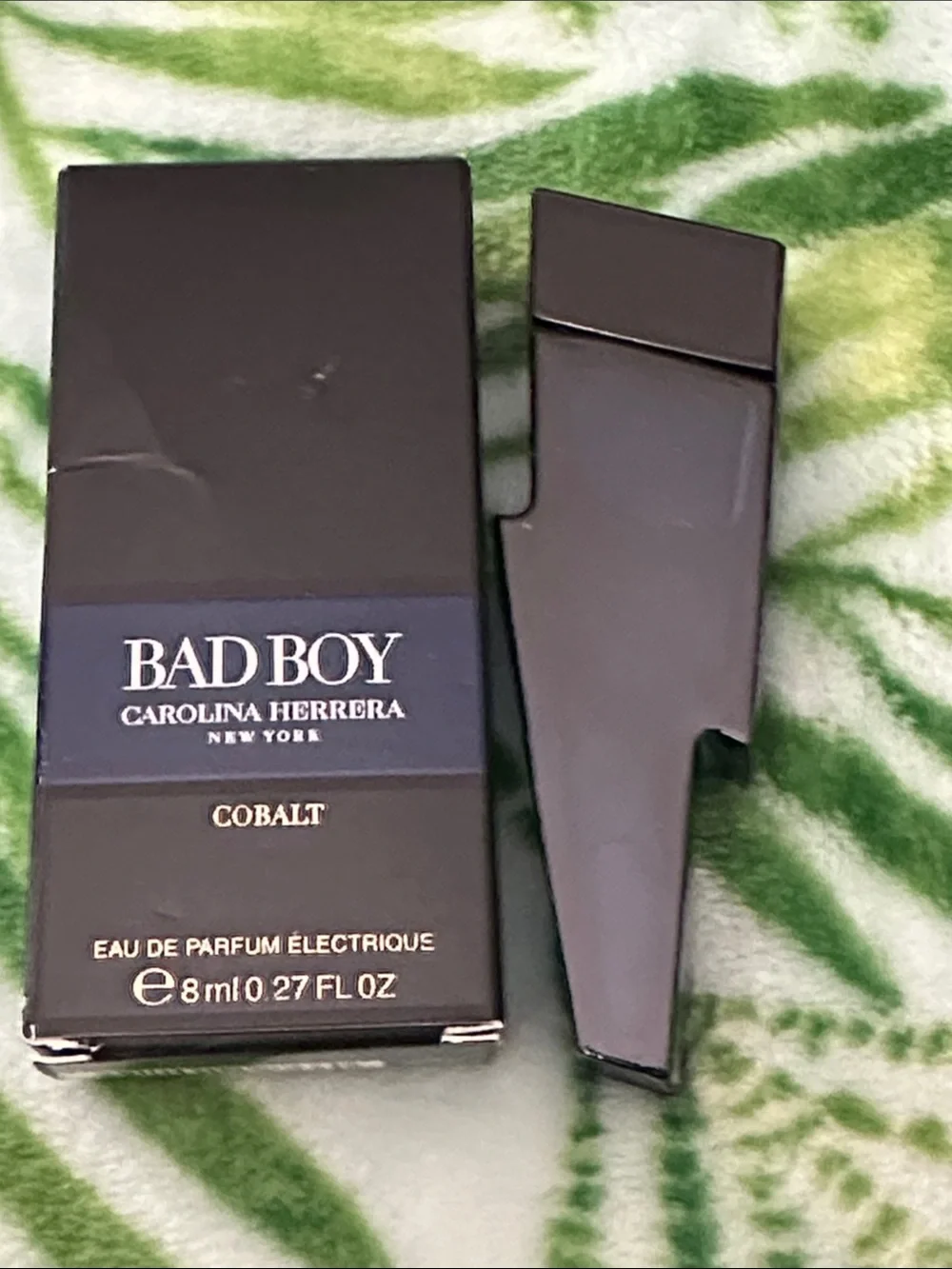 Carolina Herrera Bad Boy Cobalt EDP Electrique.27 oz., New